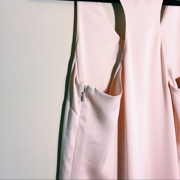 Pale Pink Ruffled Racer Back Dress - Picture 5 of 6